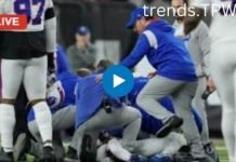 NFL Player Damar Hamlin of the Buffalo Bills is in Critical Condition after Collapsing on the Field Damar Hamlin hit
